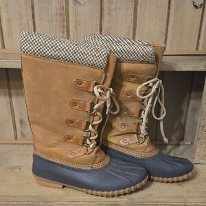 Esprit Bristol Duck Lace Up Boots Size 7.5